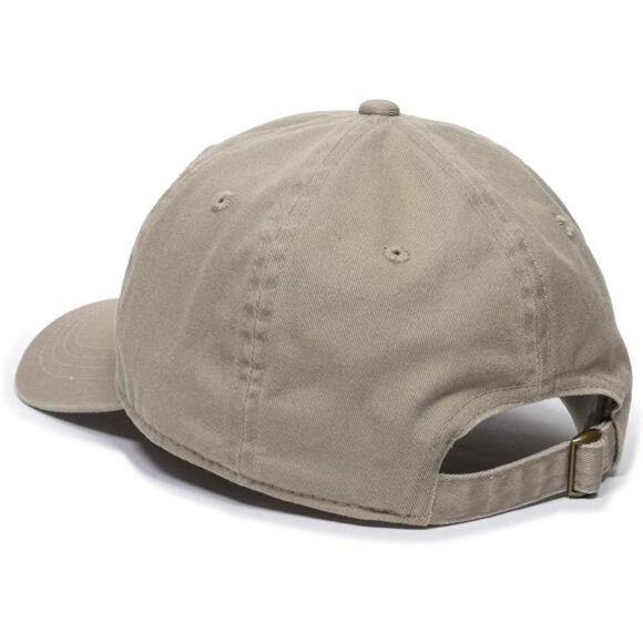 Mens Outdoor Khaki Baseball Cap Mountain Dad Embroidery Sports Soft Cotton Hat - Picture 3 of 7